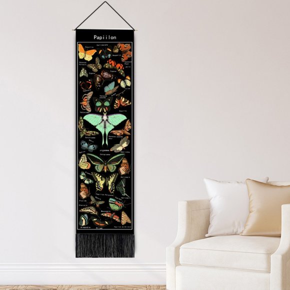 🆕Butterfly Wall Decor, Banner Art, Wall Hanging Tapestry - Picture 3 of 4